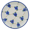 Polish Pottery Toast Plate Aster Trellis