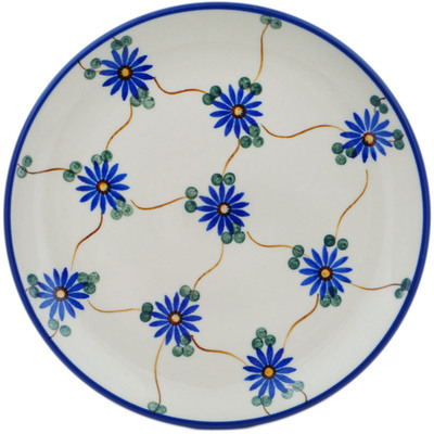 Polish Pottery Toast Plate Aster Trellis