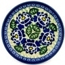Polish Pottery Toast Plate Blue Bliss