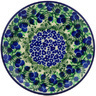 Polish Pottery Toast Plate Blueberry Fields Forever