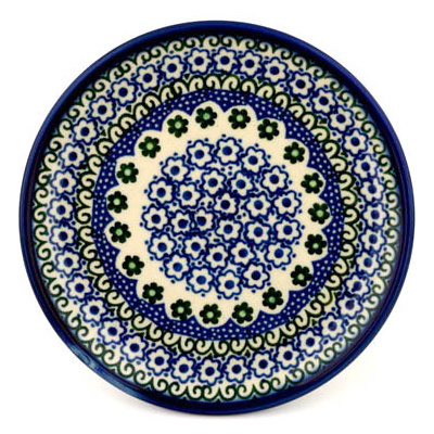 Polish Pottery Toast Plate Daisy Doilies