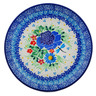 Polish Pottery Toast Plate Dragonfly Paradise UNIKAT