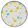 Polish Pottery Toast Plate Egg Hunt