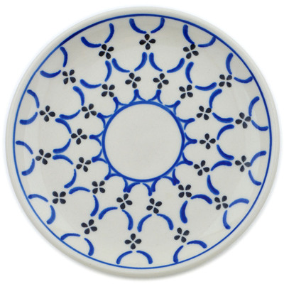 Polish Pottery Toast Plate Garden Lattice