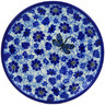 Polish Pottery Toast Plate Misty Dragonfly
