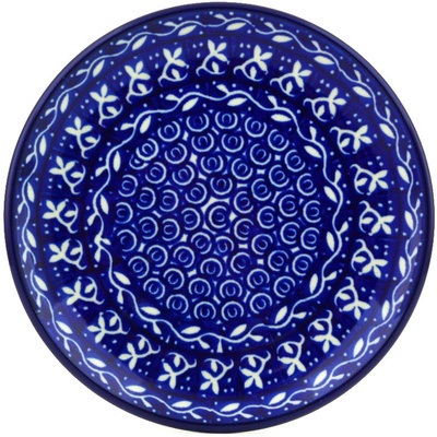 Polish Pottery Toast Plate Ocean Waves