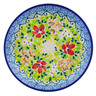 Polish Pottery Toast Plate Petal Dance UNIKAT