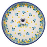 Polish Pottery Toast Plate Sheep In The Meadow