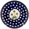 Polish Pottery Toast Plate Springing Calendulas
