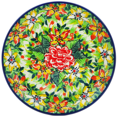 Polish Pottery Toast Plate Summer In The 60&#039;s UNIKAT