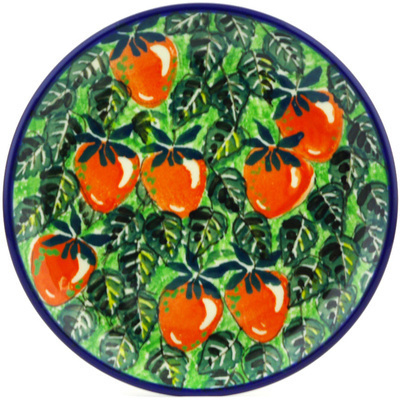 Polish Pottery Toast Plate Summer Orchard UNIKAT