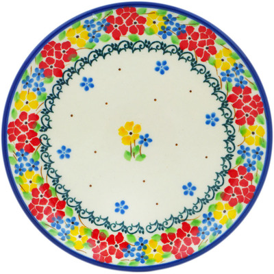 Polish Pottery Toast Plate Sunny Spring