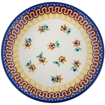 Polish Pottery Toast Plate Sunshine Kiss