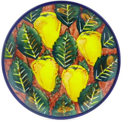 Polish Pottery Toast Plate Sweet Pears UNIKAT