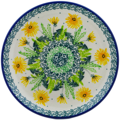 Polish Pottery Toast Plate Sweet Summer