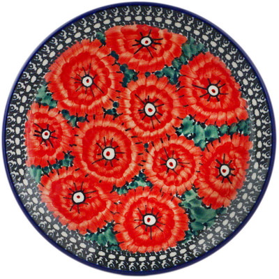 Polish Pottery Toast Plate Temptation UNIKAT