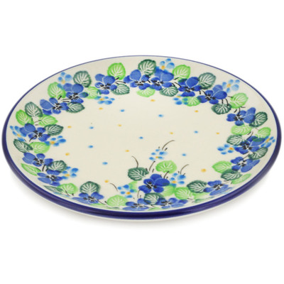 Polish Pottery Toast Plate Waterfall Blooms