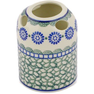Polish Pottery Toothbrush Holder 4&quot; Maia