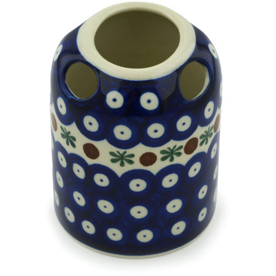 Polish Pottery Toothbrush Holder 4&quot; Mosquito