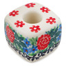 Polish Pottery Toothbrush Stand 2&quot; Garden Trellis UNIKAT