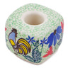 Polish Pottery Toothbrush Stand 2&quot; Spring Rooster UNIKAT
