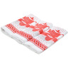 Textile cotton towel kitchen set of 3 Tea Party Red