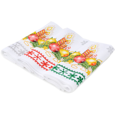 Textile cotton towel kitchen set of 3 Twinkling Holiday Radiance