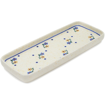 Polish Pottery Tray 7&quot; Country Meadow