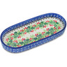 Polish Pottery Tray 8&quot; Blooming Rowan
