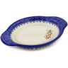 Polish Pottery Tray 9&quot; Elegant Garland