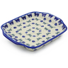 Polish Pottery Tray with Handles 8&quot; Boo Boo Kitty Paws