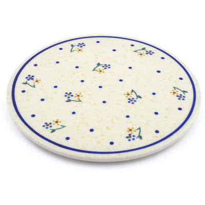 Polish Pottery trivet, hot plate Country Meadow