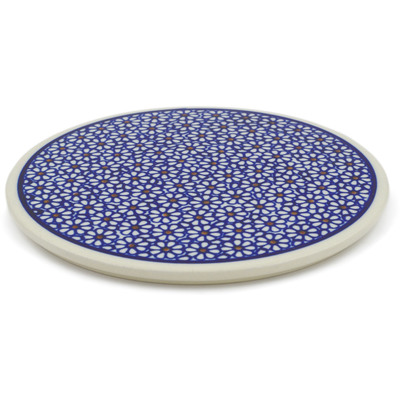 Polish Pottery trivet, hot plate Daisy Dreams