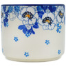 Polish Pottery Tumbler 0oz Blue Spring