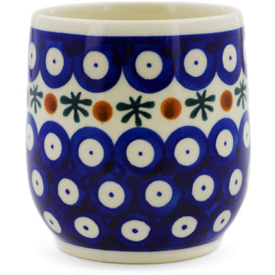 Polish Pottery Tumbler 12 oz Mosquito