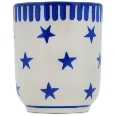 Polish Pottery Tumbler 5 oz Stars Forever