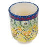 Polish Pottery Tumbler 5 oz Sunshine Grotto UNIKAT