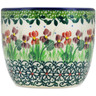 Polish Pottery Tumbler 6 oz Plum Garden UNIKAT
