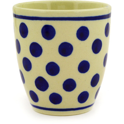 Polish Pottery Tumbler 6 oz Polka Dot