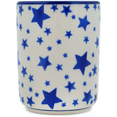 Polish Pottery Tumbler 6 oz Starlight