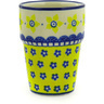 Polish Pottery Tumbler 7 oz Sunshine