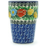 Polish Pottery Tumbler 7 oz Tulip Splendor UNIKAT