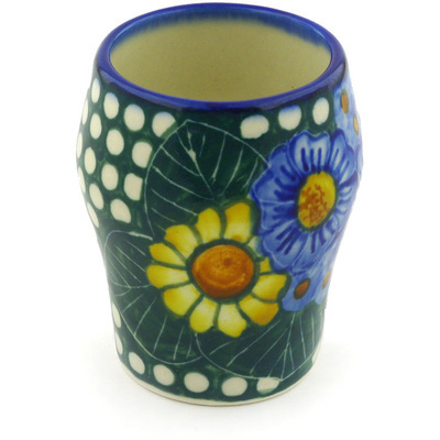 Polish Pottery Tumbler 8 oz UNIKAT