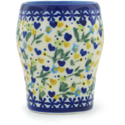 Polish Pottery Tumbler 8 oz UNIKAT