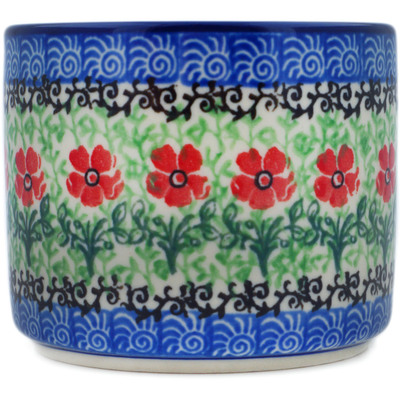 Polish Pottery Tumbler 9 oz Maraschino