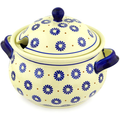 Polish Pottery Tureen 101 oz Aster Blues