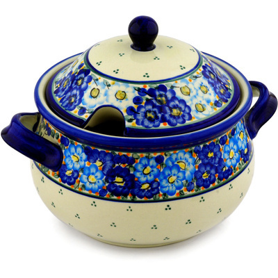 Polish Pottery Tureen 101 oz Aura