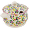 Polish Pottery Tureen 109 oz Marry Me Maroon