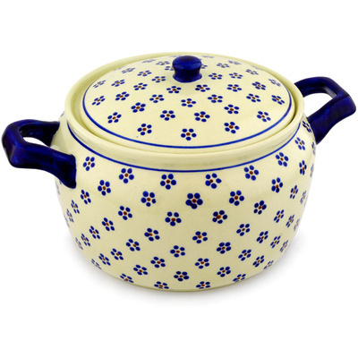 Polish Pottery Tureen 122 oz Daisy Dots