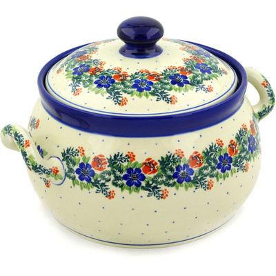 Polish Pottery Tureen 122 oz Polish Wreath